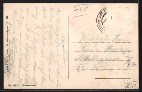 AK Wien, Hadersdorf-Weidlingau, Wallfahrtskirche Maria Brunn mit Innenansicht