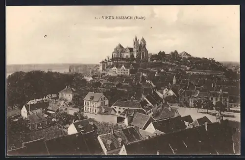 AK Vieux-Brisach, Vue générale