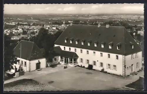 AK Bad Dürkheim, Jugendhaus St. Christophorus der Kath. Jugend Speyer aus der Vogelschau