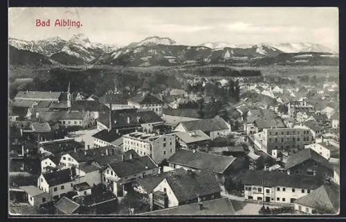 AK Bad Aibling, Totalansicht aus der Vogelschau