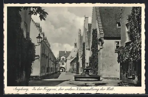 AK Augsburg, in der Fuggerei