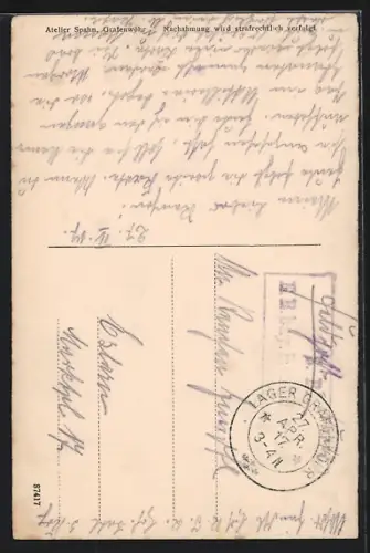 AK Grafenwöhr, Truppenübungsplatz, Wasserturm