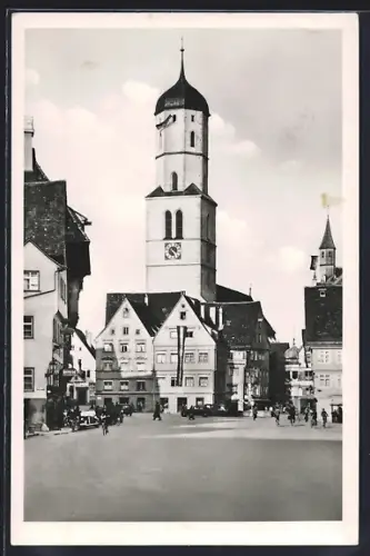 AK Biberach an der Riss, Blick vom Schlossberg
