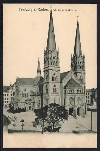 AK Freiburg / Breisgau, St. Johanniskirche