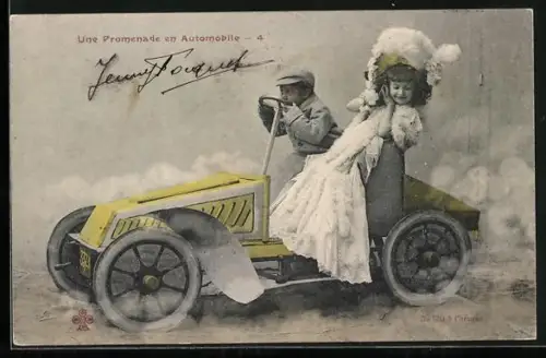 AK Une Promenade en Automobile, Auto