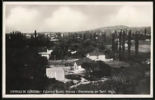 AK Bialet Masse /Sierras de Córdoba, Estacion, Panorama en Tanti Vieje