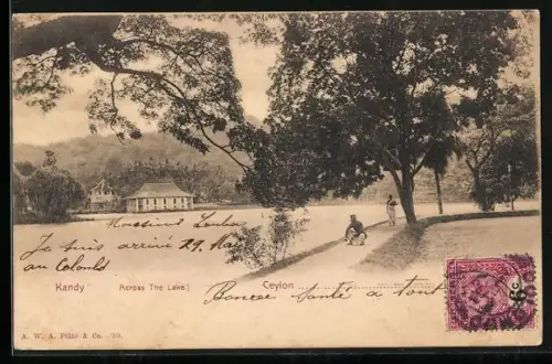 AK Kandy, Across the Lake, Uferpromenade an See