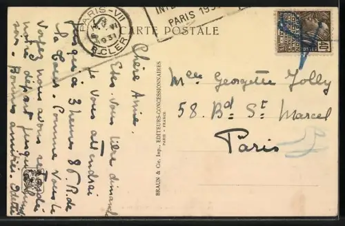 AK Paris, Exposition coloniale internationale 1931, Le Restaurant de l`Indochine