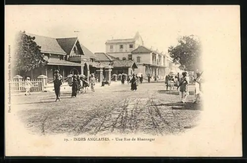 AK Bhavnagar, Une Rue, Strassenansicht