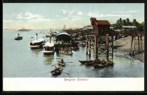 AK Rangoon, Rangoon Harbour