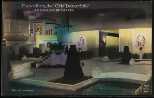 AK Paris, Exposition des Arts décoratifs 1925, Le Pavillon de Sèvres