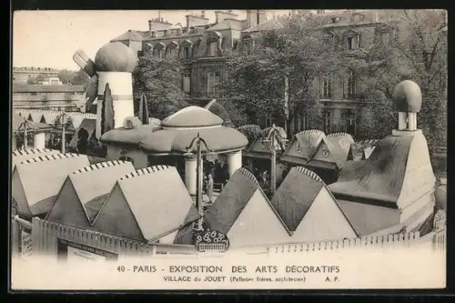 AK Paris, Exposition des Arts décoratifs 1925, Village du Jouet