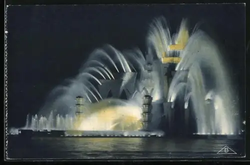 AK Paris, Exposition coloniale internationale 1931, Le Theatre d`Eau