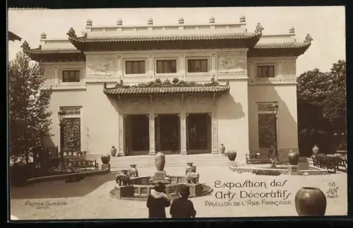 AK Paris, Exposition des Arts décoratifs 1925, Pavillon de L` Asie Francaise