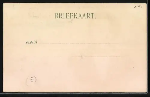 AK Portrait Franz Schubert, Notentext: Etwas geschwind, zart.