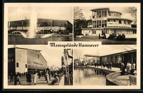 AK Hannover, Messegelände mit Europa-Halle und Exportbörse