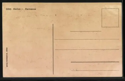 AK Damaskus, Teilansicht der Stadt