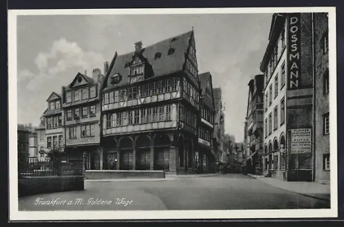 AK Frankfurt a. M., Partie bei der Goldenen Waage