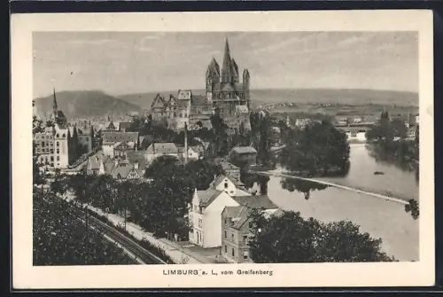 AK Limburg a. L., Blick vom Greifenberg