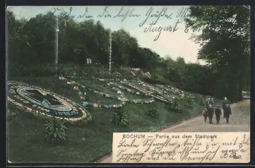 AK Bochum, Partie aus dem Stadtpark