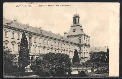 AK Bonn a. Rh., Rechte Hälfte der Universität