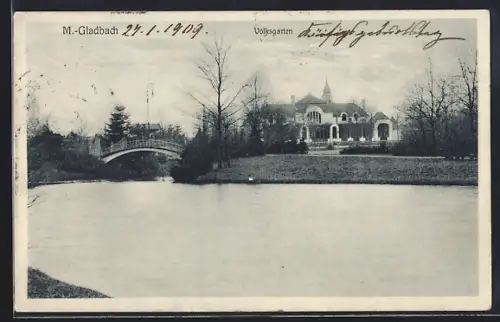AK Mönchengladbach, Idyll im Volksgarten
