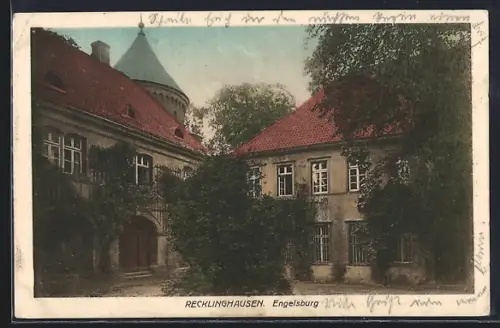 AK Recklinghausen, Innenhof der Engelsburg