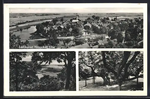 AK Hitzacker /Elbe, Ortsansicht mit Kirche