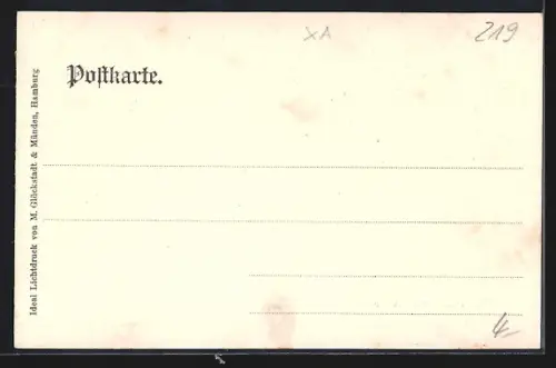 AK Cuxhaven, Partie am Hafen mit Segelschiffen