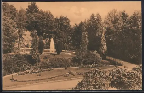 AK Wittgenstein, Partie aus den Anlagen des Schlosses