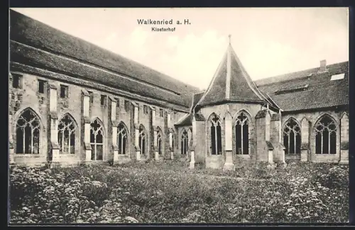 AK Walkenried a. H., Innenhof vom Kloster