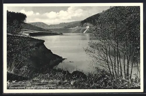 AK Bad Lauterberg /Harz, An der Odertalsperre