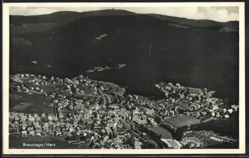 AK Braunlage /Harz, Ortsansicht aus der Vogelschau