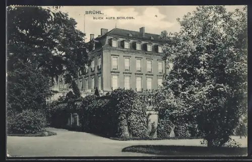 AK Brühl / Köln, Blick aufs Schloss