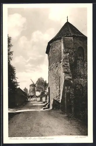 AK Xanten a. Rh., An der Stadtmauer