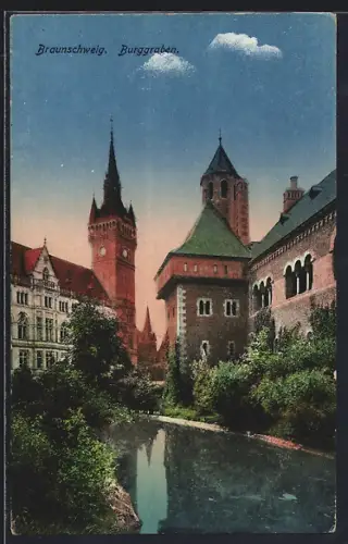 AK Braunschweig, Partie am Burggraben