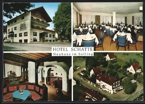 AK Neuhaus im Solling, Hotel Schatte mit Tiroler Keller