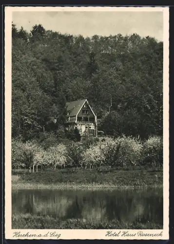 AK Herchen a. d. Sieg, Hotel Haus Roseneck