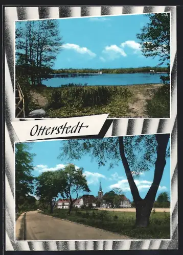 AK Otterstedt / Verden, Orts- und Landschaftsansicht