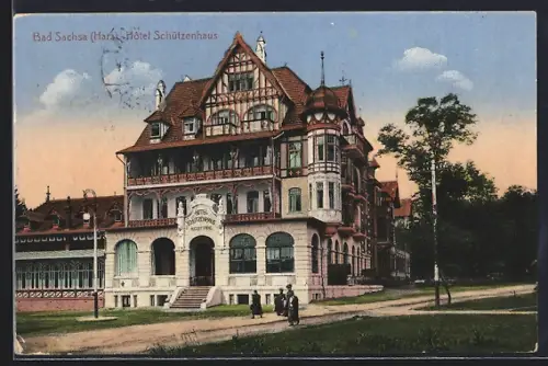 AK Bad Sachsa /Harz, Hotel Schützenhaus