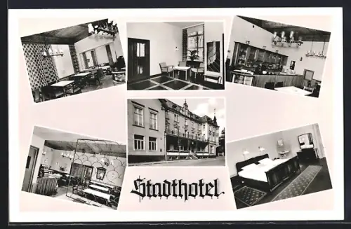 AK Oerlinghausen /Teutoburger Wald, Das Stadthotel mit Ratscafe