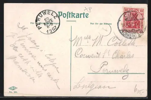 AK Köln a. Rh., Rudolfsplatz mit Hahnentor