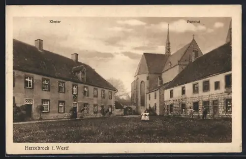 AK Herzebrock i. Westf., Das Kloster mit dem Pastorat