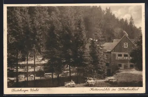 AK Horn /Teutoburger Wald, Gasthaus zur Kattenmühle, Inh. A. Senger