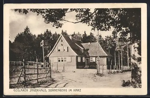 AK Goslar /Harz, Jägerhaus am Sonnenberg