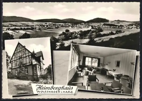 AK Wolfshagen i. Harz, Evang. Erholungsheim Heimberghaus