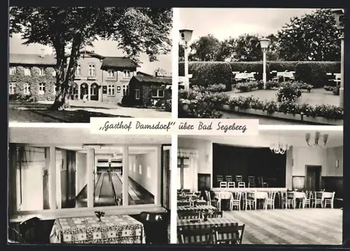 AK Damsdorf / Segeberg, Gasthof Damsdorf, Inh. Christiansen und Gimm