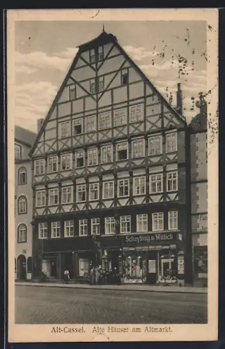 AK Kassel, Alte Häuser am Altmarkt