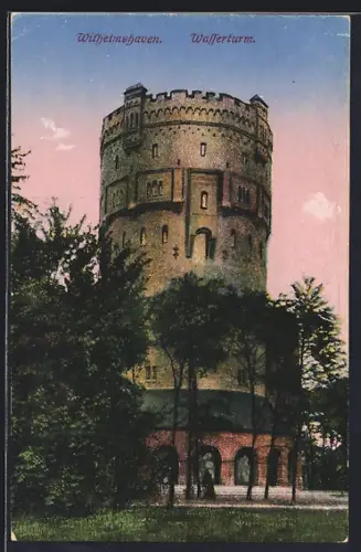 AK Wilhelmshaven, Blick zum Wasserturm