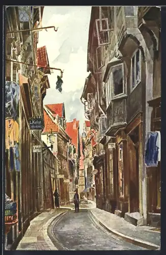 AK Hildesheim, Blick in die Judengasse